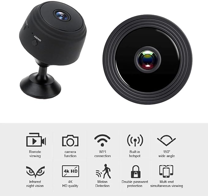 Mini Camera Wireless WiFi 1080P For Home Security